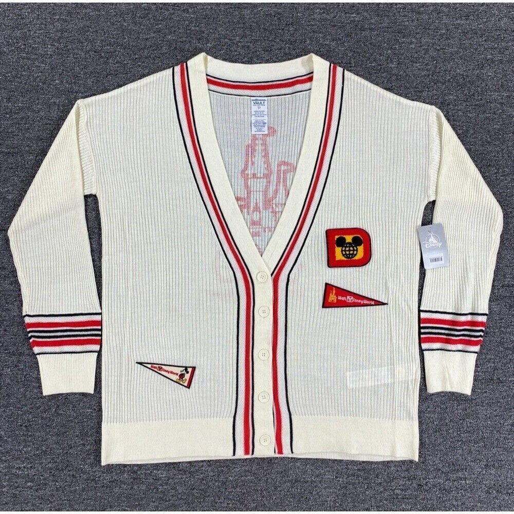 Walt Disney World Sweater Adult Extra Large Varsity Cardigan 50th Vault XL